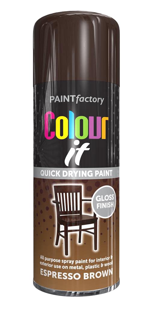 Classic Signature Espresso Brown - 3 X All Purpose Aerosol Spray Paint 400Ml Quick Drying Spray,Fast Dry And Excellent Coverage For Metal, Wood, Plastic And More