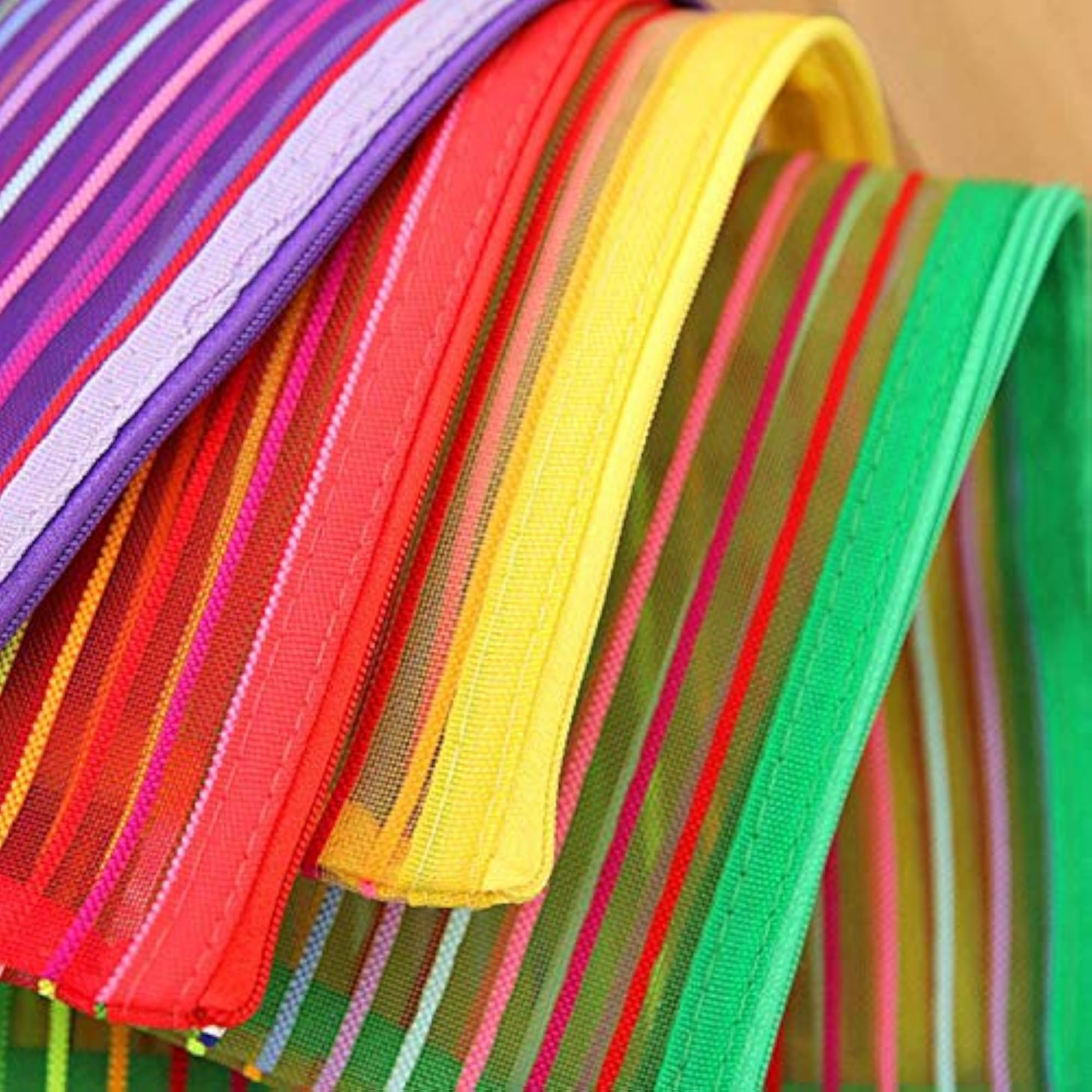 Zipper Mesh Pouch 6 Colors, Multipurpose Storage Bag