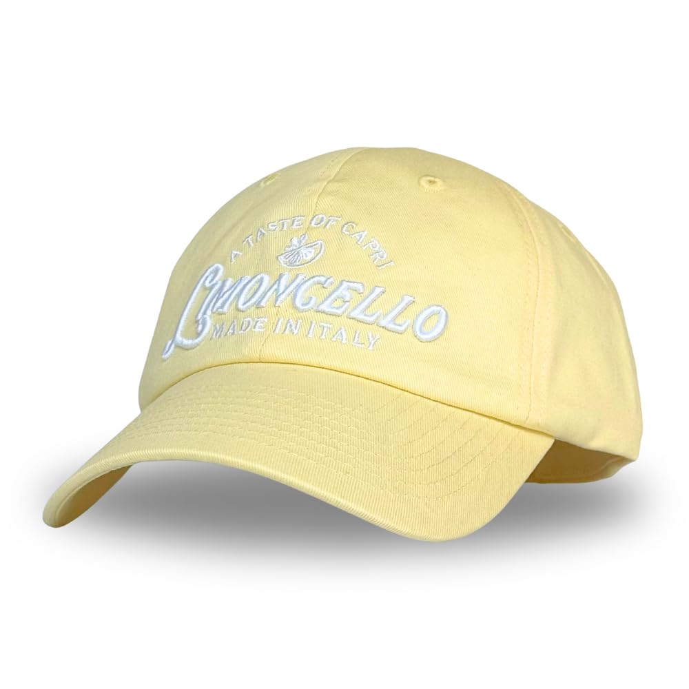 Vintage Fashion Baseball Dad Hat | Men & Women | Trendy Cute Retro Caps | Cotton | Strapback Limoncello | Butter Yellow Cotton