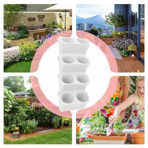 Estante vertical multicapa para flores con soporte robusto de alta decoración interior 5