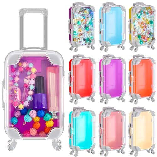 Tessco 12 Pack Mini Suitcase Party Favor Gift Box 6.69 x 3.74 x 1...