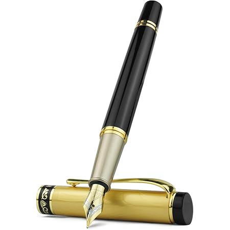 Pluma Estilográfica Ochoos, Diseño Gótico De Caligrafía Paralela, Punta Plana, Fuente Arábiga