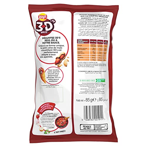 Lay' 3d' biscuits apéritif saveur cacahuète le sachet de - vue 5