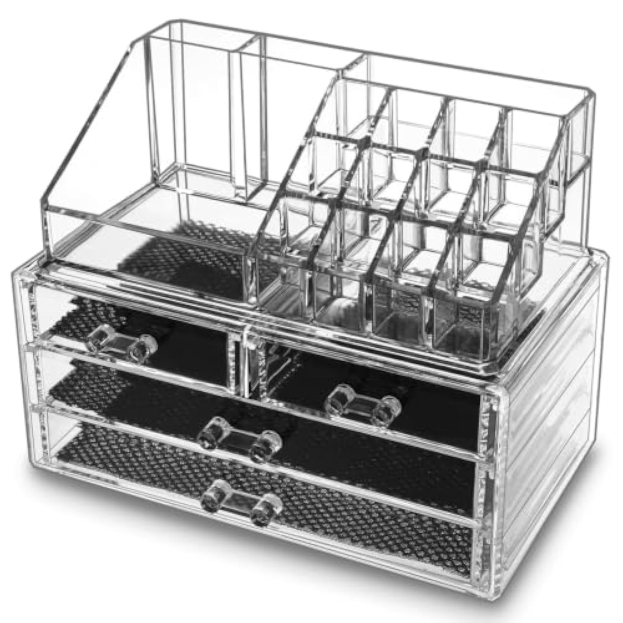 Acrylic Makeup Organizer Countertop with 4 Drawers