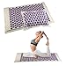 Produktbild QIYU Yogamatte Akupressurmatte,Akupunktmassagekissen/Akupunktmassagekissen-Set/Yogamatten-Set, Linderung von Rücken, Nackenschmerzen und zur Muskelentspannung