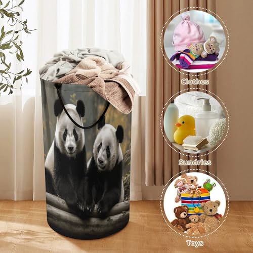 Panier à linge pliable grand format bac de rangement jouets et couvertures - 4