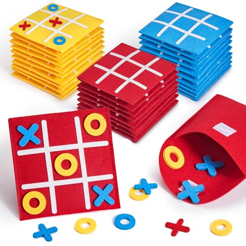 JoyCat Tic Tac Toe Mini Board Game Toy for Kids and Family,Birthday Party Favors,Goody Bag,Fun Indoor Game Night Activity,Gifts for Students,Easy to Store(Bulk Pack of 12) by JoyCat - Used condition - US$11.97