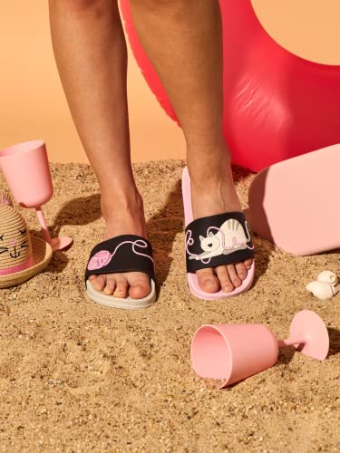 Image of Dedoles Slides & Slippers for Women & Men Summer Non Slip Shower Sandals Funny Designs Beach Shoes for Home Garden Bathroom Pool Gift