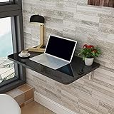 Mesa Plegable Madera para Fijar en la Pared, de Ordenador Armario Cocina de...