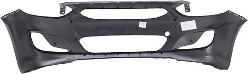 Miniatura 5 de FitParts Compatible con cubierta de parachoques delantero Fascia 2012-2014 Hyundai Accent GL GLS GS L SE Sedan Hatchback. Nuevo imprimado sin