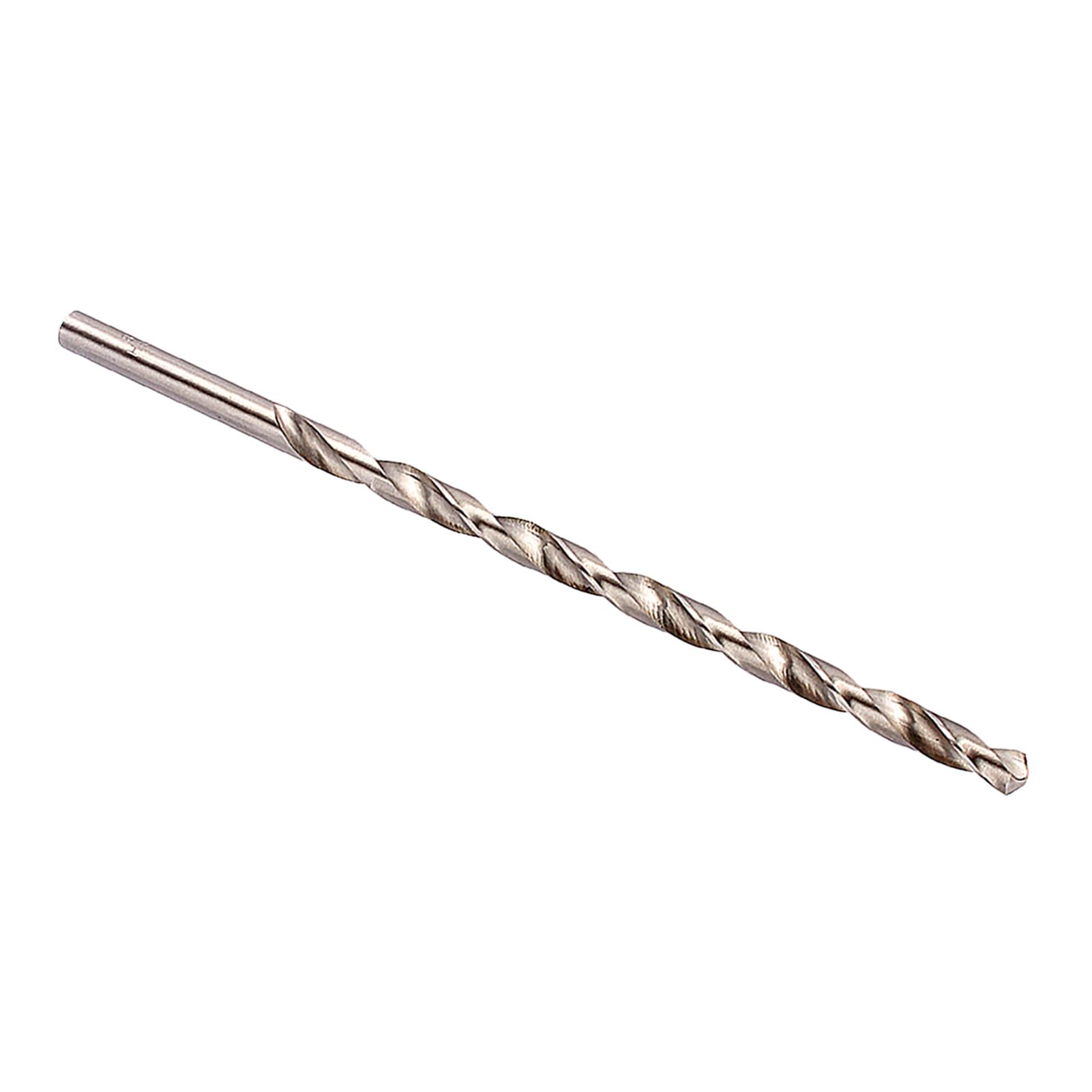 Ausla Wiertło Kręte HSS 8mm x 200mm, Długie Wiertło Ślimakowe z Chwytem Prostym do Drewna, Aluminium i Tworzyw Sztucznych