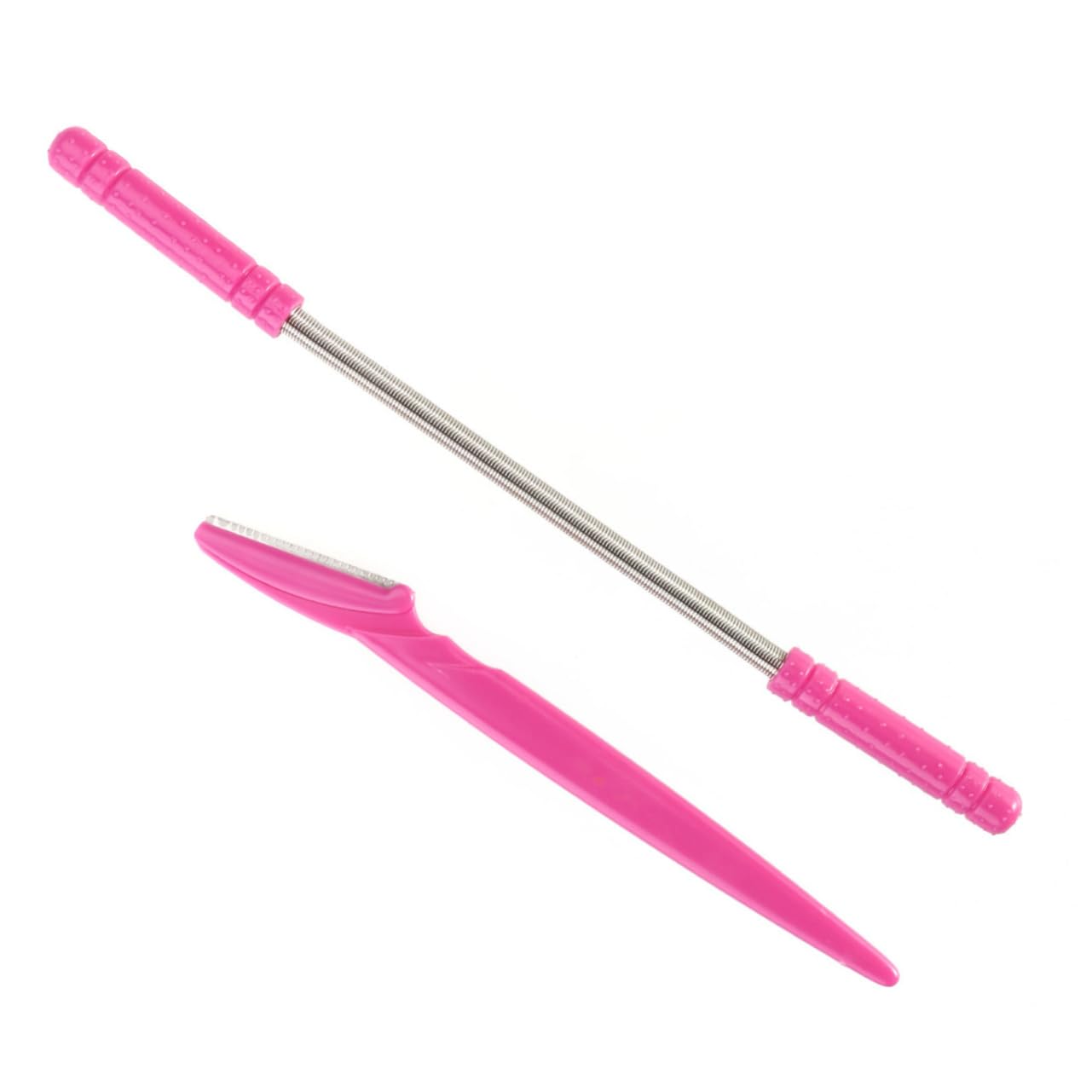 2pcs Facial Hair Remover Spring Epilator Eyebrow Shaper Set for Easy Hair Removal Suitable for Forehead Cheeks Upper