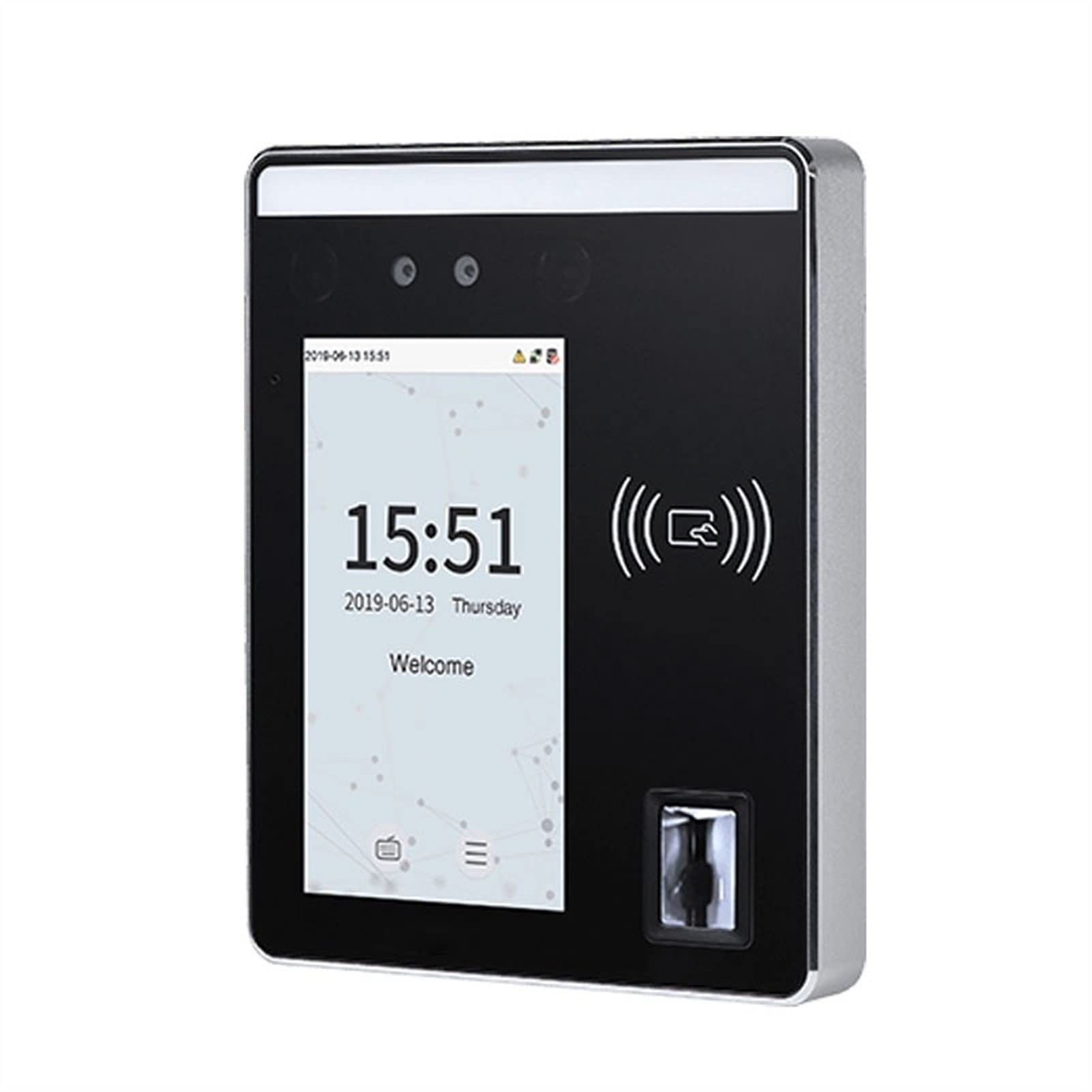 Uhr in Maschine, biometrische Fingerabdruck-Gesichtserkennung, Zeiterfassungsmaschine, TCP/IP-RFID-Kartentür-Zugangskontrollsystem (Speedface-H5L-IC, Portugiesisch)