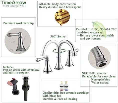 Effortless Elegance: Review Inch Spread Bath Faucets