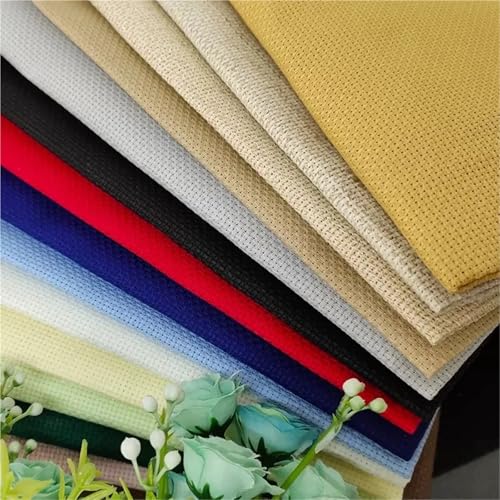Tissu broderie point de croix 14ct pour loisirs créatifs salon
