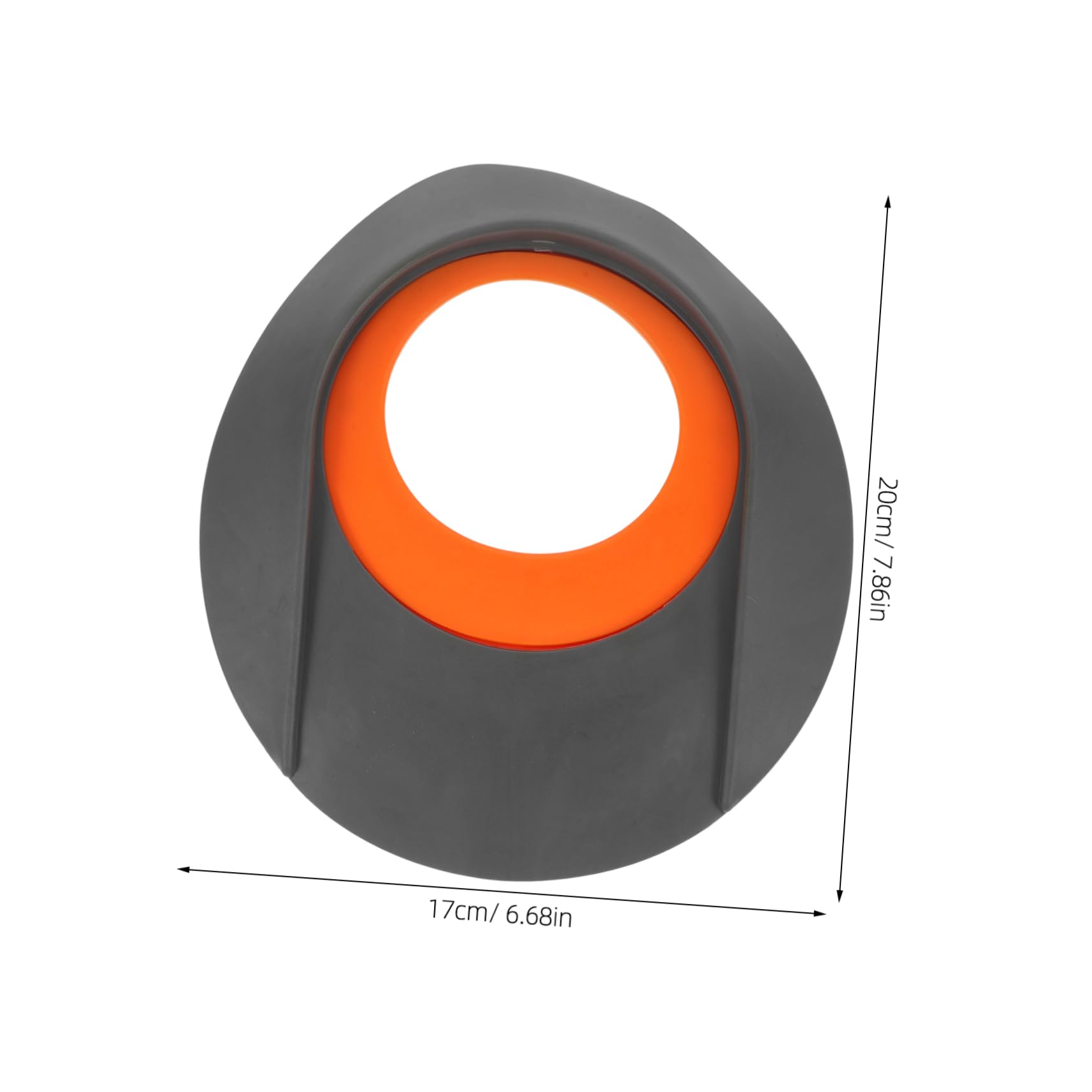 OSOLADY Indoor Golf Practice Mat Putting Aid Plastic Hole Cup Portable Training Cup for Grey