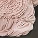Lush Decor Serena Comforter Set, 3 Piece Set, Full/ Queen, Blush - Pink Bedding Set Queen - Cute Comforter Queen Size - Coquette Decor