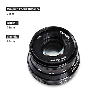 富士フイルム - 専用出品 7artisans 35mm f1.2 Amazon.com : 7artisans 35mm F1.2 II APS-C Manual Focus