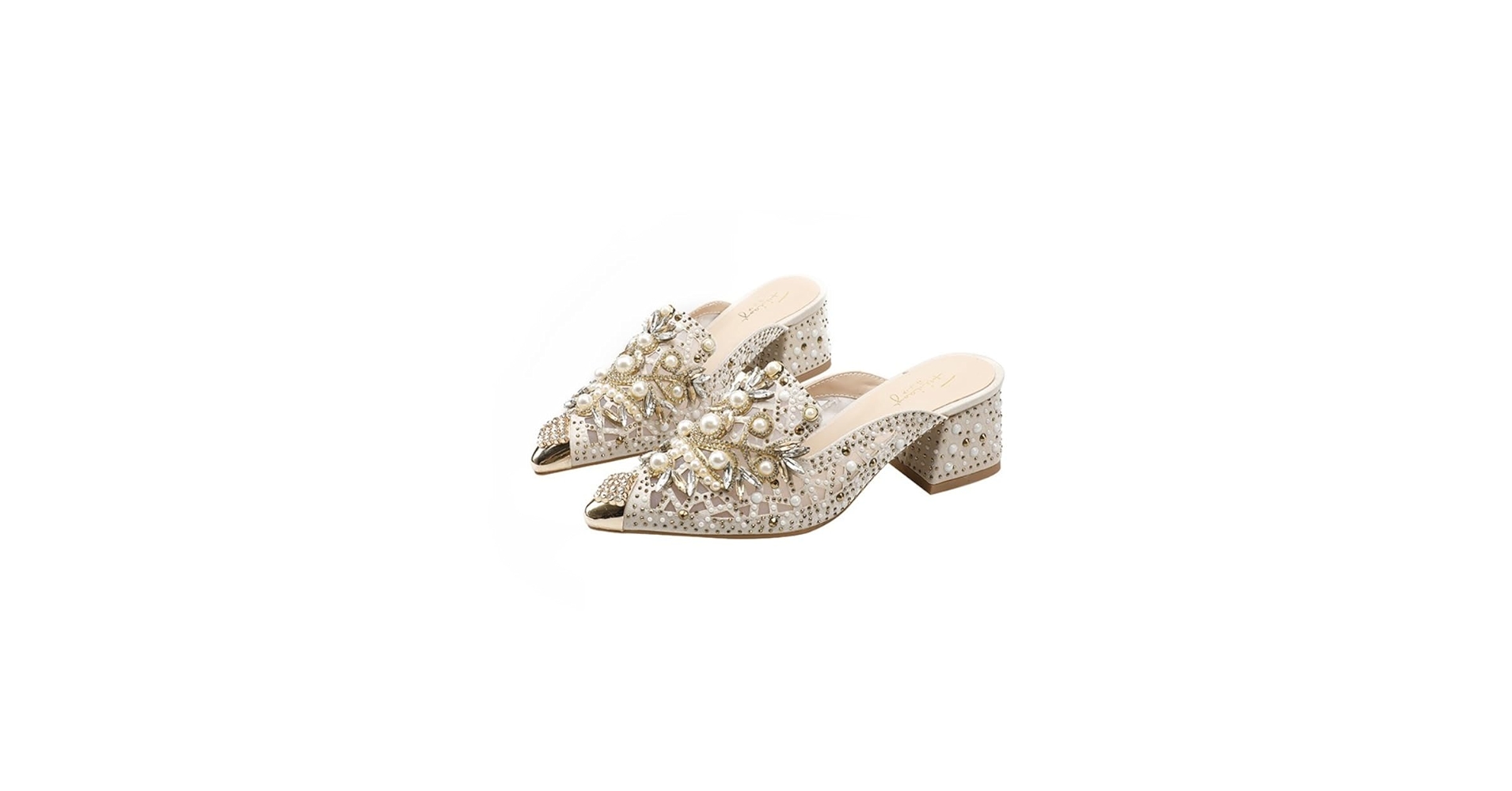 靴 Crystal Embellished Pointed Mules 靴 Crystal Embellished Pointed Mules 靴 Crystal Embellished