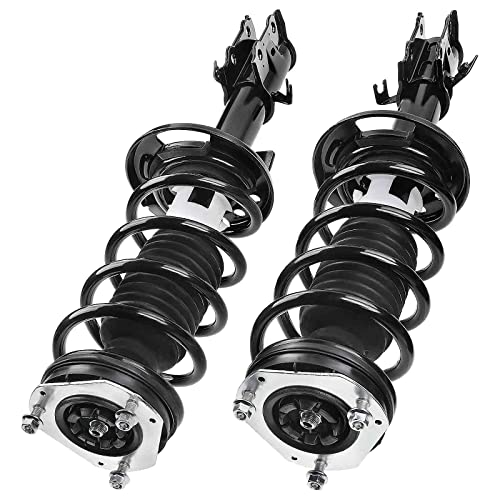 A-Premium Pair (2) Front Complete Strut & Coil Spring Assembly Compatible with Ford Fiesta 2014 2015 2016 2017 2018, Drive and Passenger Side, Replace# 272779, 272778