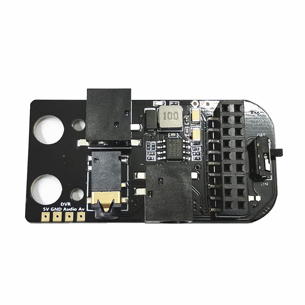 MOUDOAUER Module récepteur analogique externe 5,8 G RX PORT 3.0 5 V 3 A pour lunettes DJI FPV V2 Accessoire de vol