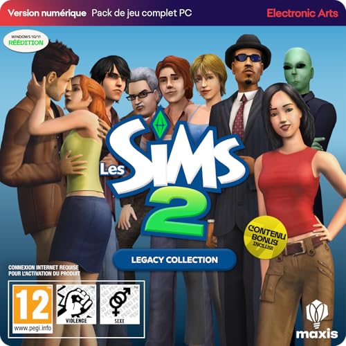 Les Sims 2 Collection héritage PCWin | Téléchargement code EA App - Origin | Jeu Vidéo | Français