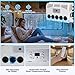 11000BTU 12V RV Air Conditioner, Electric Split Air Conditioning Parking ac unit 12 volt for camping Vehicles, Semi Trcuk Pickups Buses Cars Van Fast Cooling AC Unit