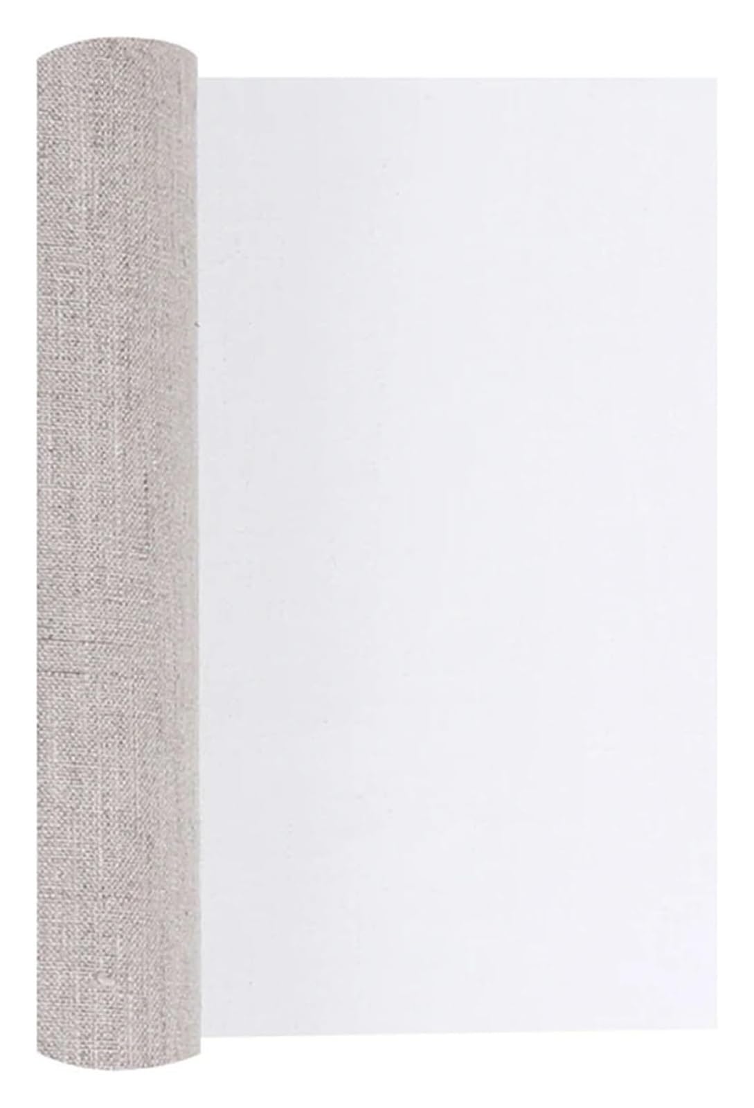 Lienzo profesional de lino de 5 m para pintar, ideal para pinturas acrílicas y al óleo, 108 cm de ancho, suministros de arte perfectos para artistas, lienzo en blanco para resultados superiores