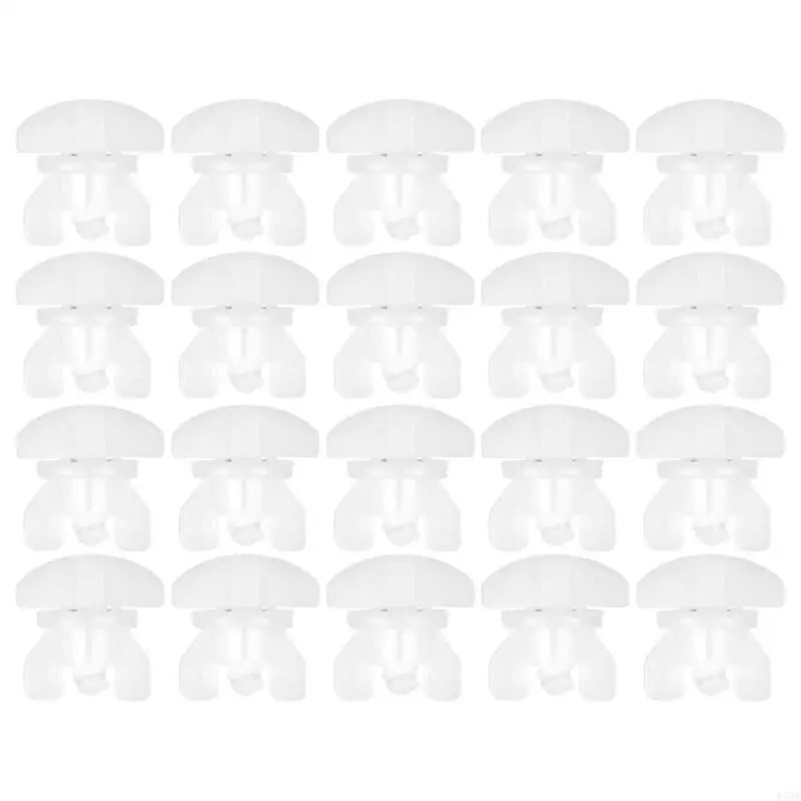 Xinglongs Curtain Track Rollers 120/240/500pcs Curtain Rails Stoppers Drapery Gliders Replacement Accessories For Window Shower Curtain Tracks(120pcs)