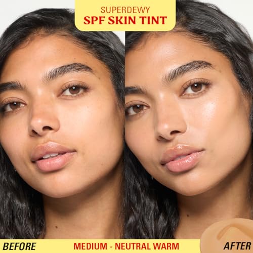 Image of Revolution Superdewy SPF 30 Skin Tint, Medium Neutral Warm