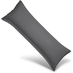Body Pillow case with Zipper Closure 100 Egyptian Cotton 500 Thread Count Pack of 1 Long Body Pillowcase