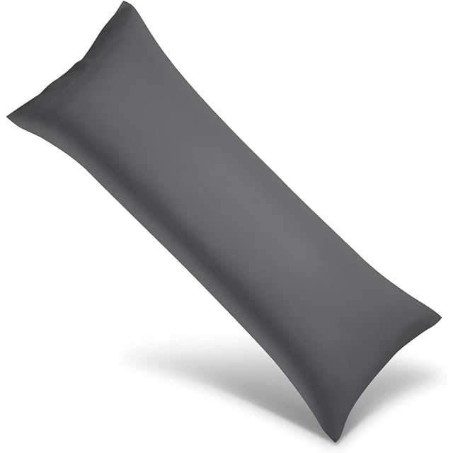 Body Pillow case with Zipper Closure 100 Egyptian Cotton 500 Thread Count Pack of 1 Long Body Pillowcase