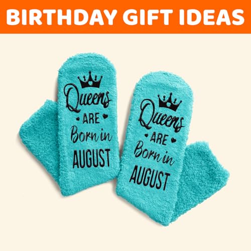 Image of HAPPYPOP Women Queen Birth Month Socks - Month Birthday Gifts, Socks for Her Female in Green
