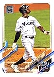 Jazz Chisholm baseball card 2021 Topps #538 Rookie RC (Marlins now NY Yankees)