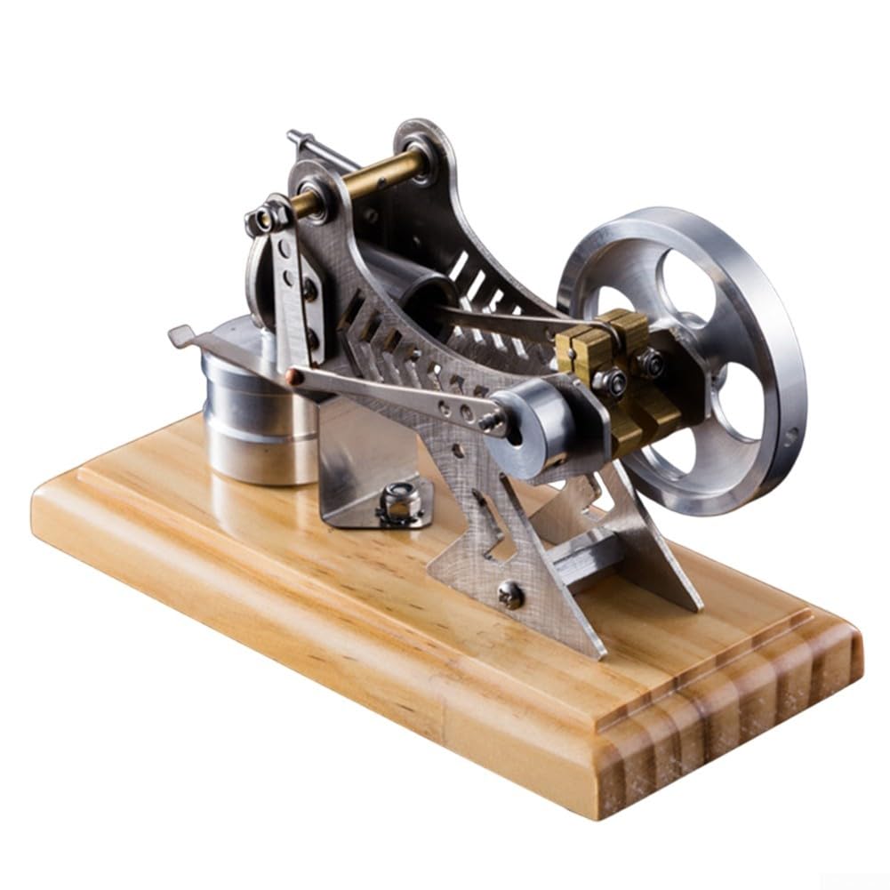 Modello di motore a vuoto Motore termico Kit esperimento scientifico fai da te Strumento di educazione fisica Motore a combustione Dimostrazione Metallo Assemblaggio meccanico Apprendimento