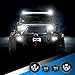 Nilight 2PCS 7 Inch LED Headlight Compatible with Jeep 2PCS 4 Inch LED Fog Light for Jeep Wrangler 97-17 JK LJ CJ