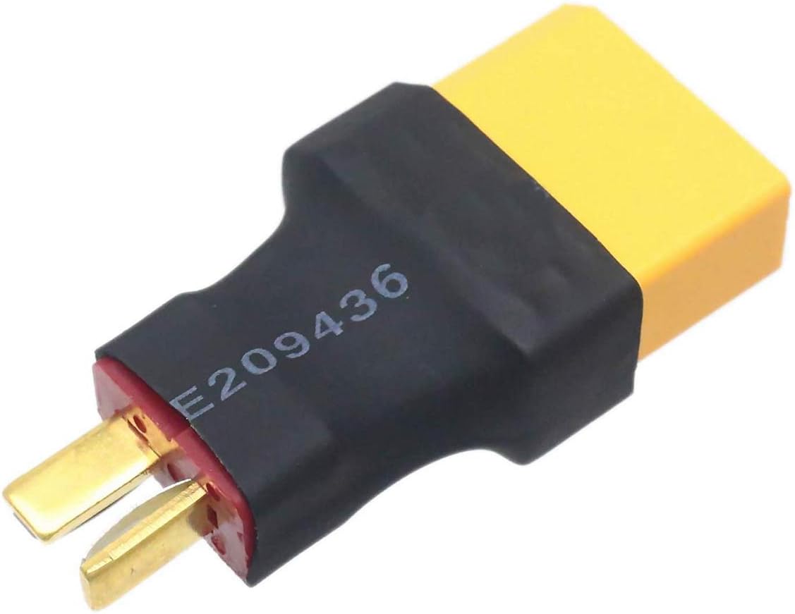 3PCS ShareGoo RC Female XT90 XT-90 Plug to Male T Plug Adapter Connector Conversion for RC Car Boat Drone Lipo NiMH Battery Charger