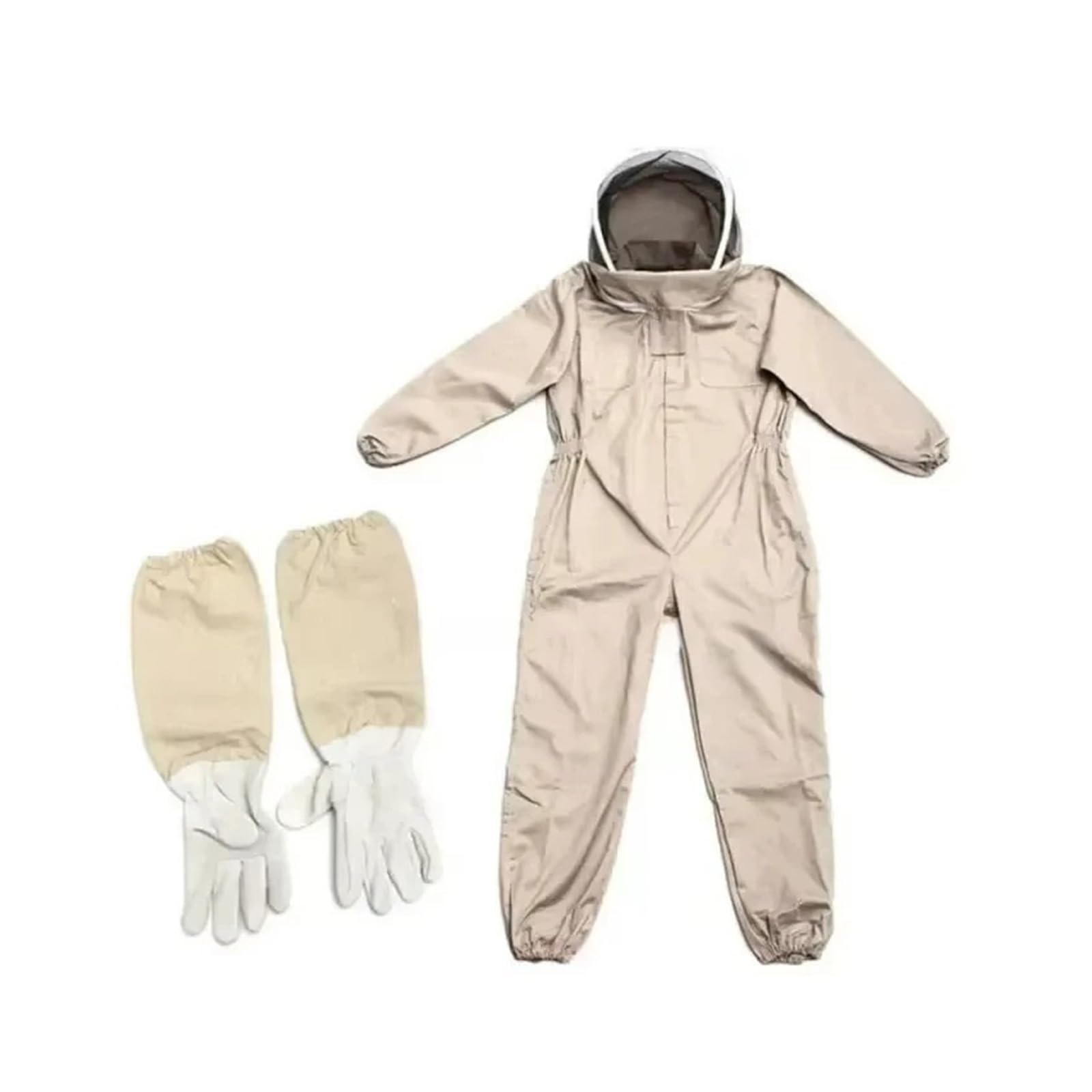 Full Body Beekeeping Clothing Beekeepers Bee Protection Beekeeping Suit Safty Veil Equipment(L)
