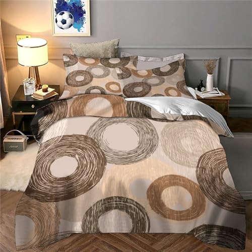 Housse de Couette Fermeture Éclair Circuit Imprimé 3D Microfibre Douce 200x200 - 6