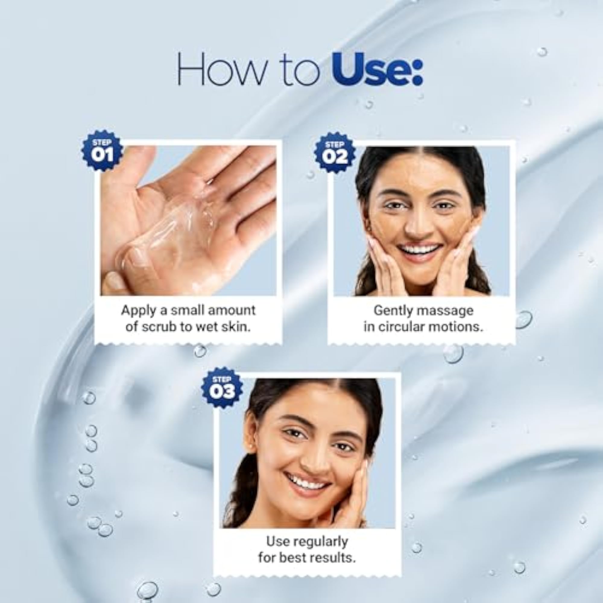 Face & Body Cleansing Scrub Gel, Dead Skin Remover