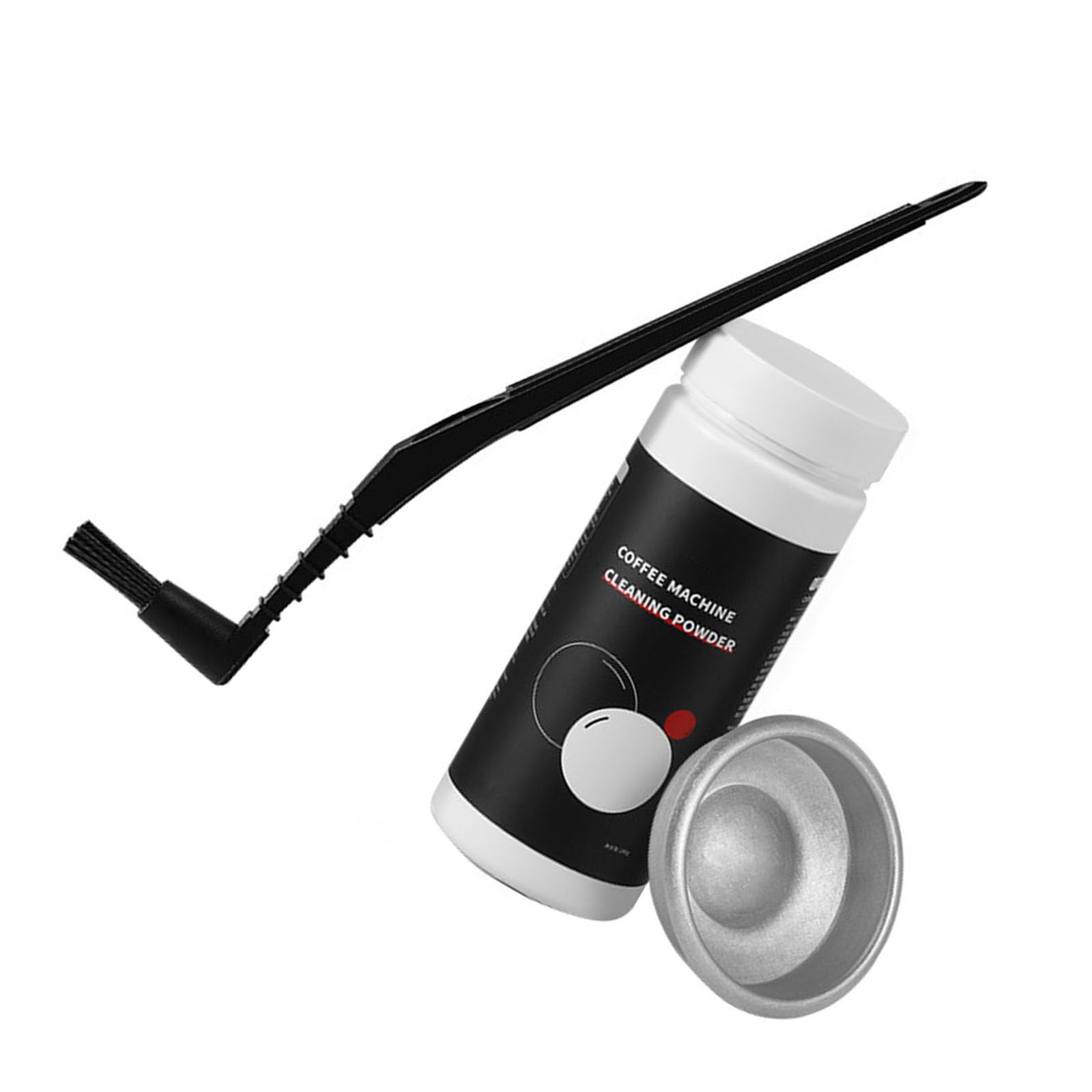 Générique Outil d ' Entretien de la Machine, Machine à Expresso Professionnelle, Bol de Poudre de Nettoyage et Brosse pour la Cuisine, Outil de Nettoyage, Fournitures de Nettoyage pour café
