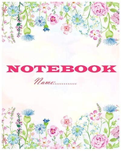 Notebook Come Back To School - The Cover Design Features A Small Flower Stand
