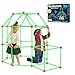 Tiny Land Glow Fort Building Kit for Kids Creative Fort Indoor & Outdoor Construction Toys with 86 Rods and 44 Balls for 5-12 Year Old Boys & Girls STEM Building Toy Gifts with Storage Bag