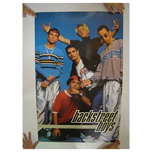 The Backstreet Boys Poster Vintage Early Shot Of Entire Band by RhythmHound