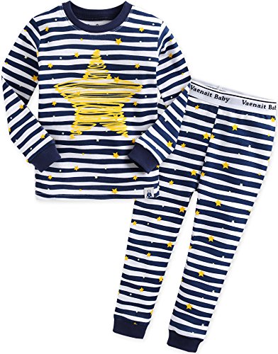 Image of VAENAIT BABY 12Months-12Years Toddler Kids Junior Boys Car Train Fireman Snug fit Sleepwear Pjs Set