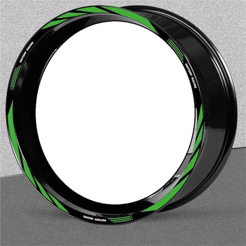 Aufkleber Motorrad Motorrad-Felgenaufkleber Für Aprilia V4 Für Tuono 1100 Shiver 750 900, Reflektierende Streifen, Aufkleber Für Felgen Und Naben Wetterfeste Felgenaufkleber(Farbe 8)