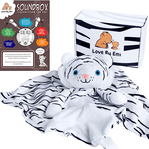 Image of Baby Newborn Essentials Girl or Boy – Lullaby & White Noise – Baby Shower – Lovey Baby Security Blankets – Baby Stuff Unisex – Baby Newborn Toys – Infant - Stuffed Animal – Gender Reveal – Soother