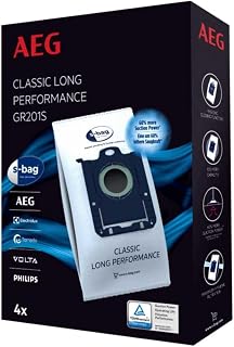 Bolsa compatible con aspiradora AEG, Electrolux S-Bag 4 unidades 9001684746 (original)