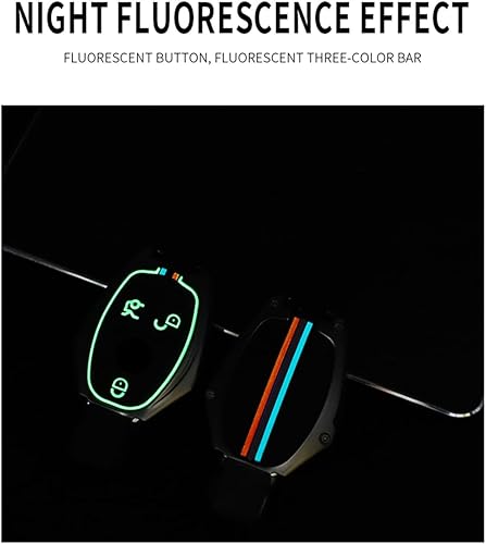 Miniatura 4 de ontto Funda para llavero para Mercedes-Benz Clase B C E S G M V Clase CLA