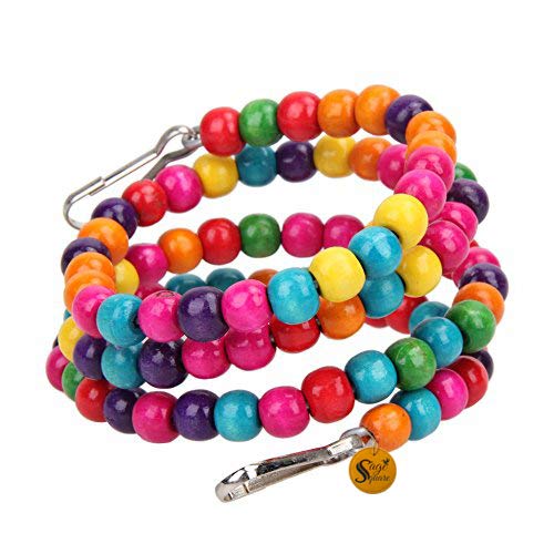 Sage Square Bird Cage Toy Accessories - Spiral - 65cm (B07ZBK8K3V) Amazon Price History, Amazon Price Tracker